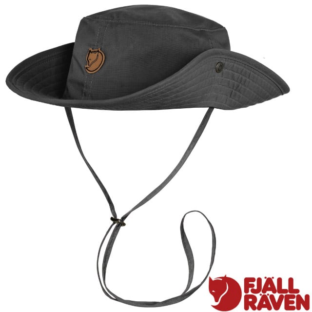 【Fjallraven 小狐狸】Abisko Summer Hat 輕量快乾遮陽帽.牛仔帽/77273-030 深灰✿30E010